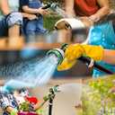 Garden Hose 100 FT, Heavy Duty Water Hose with Aluminum Fittings, Puncture Proof All-weather, Ultra-Lightweight and Flexible, Watering and Cleaning for Outdoor, Lawn