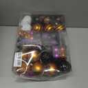 100Pcs Halloween Hanging Ball Ornaments, Ornaments Tree Decorations, Shatterproof Plastic Balls for Cute Holiday Party Indoor Home Decor (100Pcs) (100pack)