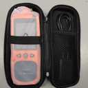 Portable Oxygen Detector, Rechargeable O2 Monitor with Sound, Light, Vibration Alarms, Oxygen Air Quality Meter Measures Temperature & Humidity for Indoor Outdoor Use