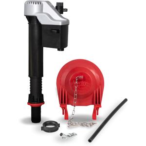 Korky 830MP QuietFILL Platinum Toilet Fill Valve and Premium Large 3-Inch Flapper-Easy to Install-Made in USA (7-3/4 In. - 13-1/2 In.)