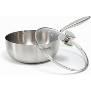 Titanium Sauce Pan with Lid,Non-Stick,2.5QT Titanium Pot, for All Stovetops, 2.5 Quarts