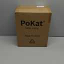 PoKat 20.75" Small Modern Ceramic Table Lamps Set of 2 for Bedroom, White Bedside Lamps for Night Stands, Farmhouse Desk Decor Gift Nightstand Table Lamps for Living Room End Table Beige