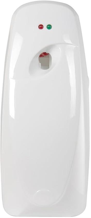 Automatic Air Freshener Spray Dispenser (1 Pack) Wall Mounted or Free Standing, Commercial and Home Use, Multiple Time Scent/Mist Release Settings for Room/Bathroom Sprayer (White)