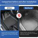 LUCKEASY Backseat Mat for 2025 2026 Tesla Model Y Juniper