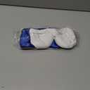 Microwave Heated Eye Mask, Steam Warm Compress for Dry Eyes, Work with Relieve, Blepharitis & Stye Treatment (Blue)