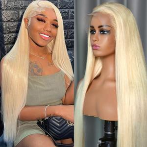 30 Inch 613 13x6 Lace Front Wig Human Hair 200 Density 613 Lace Front Wig Human Hair Straight Blonde Wig Human Hair Blonde Lace Frontal Wigs Pre Plucked (30 Inch, 613 13x6 Straight)