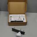 Glass Door Knobs for Interior Doors - Vintage Crystal Passage Closet & Hallway Door Knob - Diamond Cut Door Handle - Matte Black Finish (1 Pack 7 Inch Height)