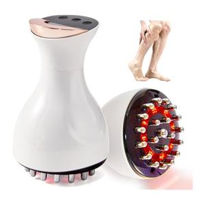 Lymphatic Drainage Massager & Anti Cellulite Massage Tool, for Legs, Arms & Belly, Body,Helps Reduce Stretch Marks & Cellulite,with Microcurrent, Light Heat & Vibration (White)
600+ bought in past month