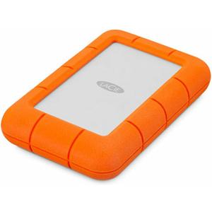 LaCie Rugged Mini, 2TB, 2.5 inches, Portable External Hard Drive, External Storage, for PC and Mac, Shock, Drop and Pressure Resistant, Hard Drive, 2 Year Rescue Services