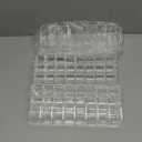 3 Pcs Clear Lipstick Organizer Acrylic Lip Gloss Holder Cosmetic Storage Lipstick Display Case for Women Perfume Sample Drawer Brushes Bottles Birthday Gift(24 Grid)