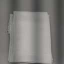 MIULEE Linen Textured Small Kitchen Window Curtains Over Sink, Semi Sheer Farmhouse Cafe Curtain 36 Inch Long Short Back Tab Half Window Curtains for Bathroom Basement 2 Panels Heathered White