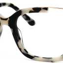 VOOGLAM Oversize Square Non Prescription Glasses Women Blue Light & UV400 Blocking Stylish Frames Acetate Computer/Phones/TV