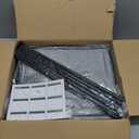 HOUSE AGAIN 2 Pack Shoe Organizer for Closet, Shoe Storage Boxes with 360 Wheels, Sturdy Metal Frame Fits up to 16 Pairs, Boots&Shoes Cubby Storage Containers with Adjustable Dividers and Clear Cover