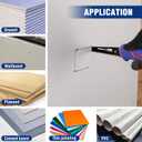 WORKPRO Drywall Saw, 6-inch Jab/Keyhole/Wallboard/Sheetrock Cutting Tool with Ergonomic Handle, Triple Ground Teeth, Faster Cutting Drywall Cutter with 8-TPI Bi-metal Blade (Blue)