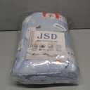 JSD Blue Snowman Kids Comforter Set Twin Size, 2 PC Christmas Winter Printed Microfiber Bedding Set