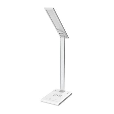 APRODUK LED Desk Lamp QC 3.0 Fast Charging, 10W Wireless Charging, Six Buttons, Adjustable Brightness, Adjustable Color Temperature, Timer Function, Night Light Feature