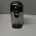 Amazon Basics 3-In-1 Electric Can Opener, Bottle Opener and Knife Sharpener with Stainless Steel Blade, Magnetic Lid Holder, Safe, Easy to Use, Powerful, Sleek Design, 50W, Black