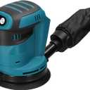 Random Orbit Sander, Weytoll 5'' Brushless Random Orbit Sander, Cordless Orbital Sander, Storage Bag, max. 24000RPM, 6 Speed variable Orbital Sander, Tool Only
