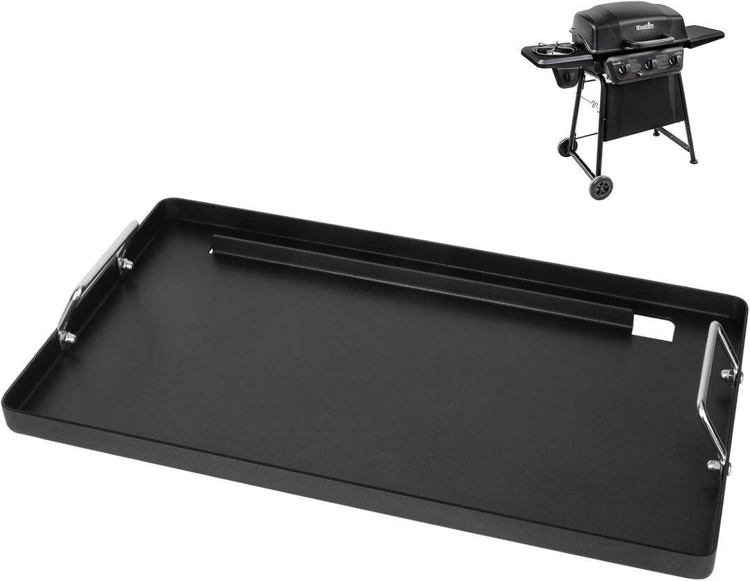 Full-Size Griddle Inserts for Charbroil Classic 360 3 Burner Gas Grill 463742418 463773817 463773917, Flat Top Grill Griddle for Charbroil American Gourmet Classic Series 465735621 463773717