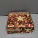 Christmas Tree Topper Star Warm White Light Christmas Tree Decor for Christmas Holiday Home Fit for General Size Xmas Tree, 8.7 Inch