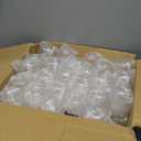 48 count Unbreakable Stemless Plastic Wine Champagne Whiskey Glasses Elegant Durable Disposable Indoor Outdoor Ideal for Home, Office, Bars, Wedding, 12 Ounce Cups Gold Rim