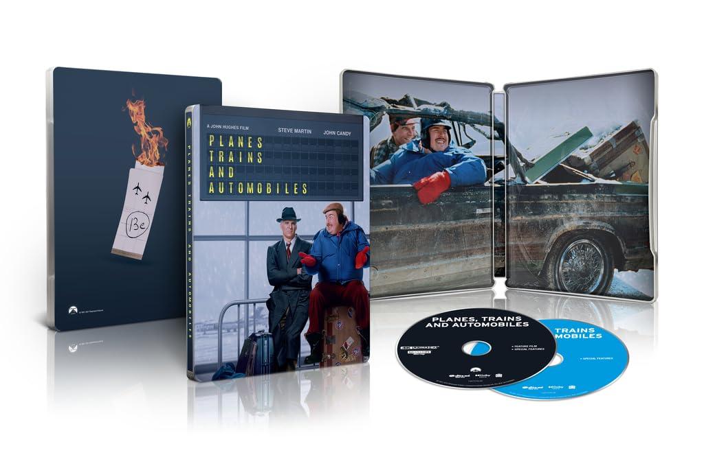 Planes, Trains and Automobiles [4K UHD STEELBOOK + Blu-Ray + Digital Copy]