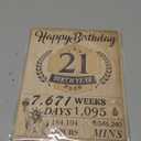21st Birthday Card for Girls Boys, 3D Pop Up 21st Birthday Gifts Cards, Happy 21 Birthdays Decorations for 21 Year Old Son Daughter, Funny Back In 2005, Classy Vintage