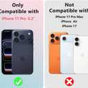 2 x Rssviss for iPhone 17 Pro Wallet Case, Flip Folio Case Compatible with Magsafe, RFID Blocking Card Holder Kickstand, Shockproof iPhone Cover Men Women for iPhone 17 Pro 6.3" Black