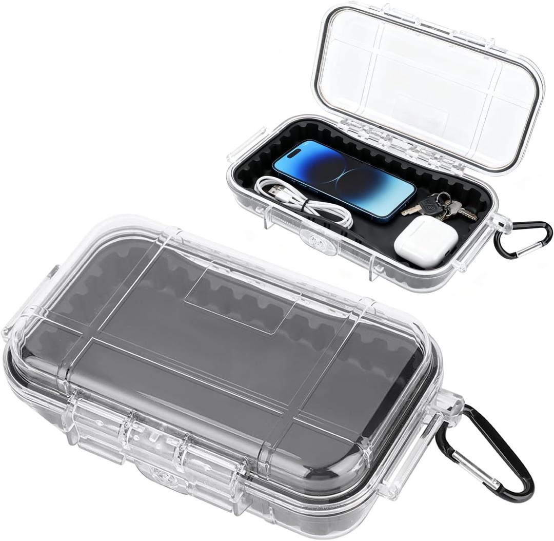 Storage Case, Outdoor Survival Dry Box Case, Shockproof Storage Case, Airtight Carry Box Container for Home Outdoors Camping