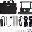 JL400 Grab Handle Switch Panel fits for 2018-2023 Jeep Wrangler JL & Gladiator JT,4-Switch Power System,Plug and Play