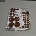 Furniture Pads Felt Pads 300 Pieces Huge Pack Furniture Felt Pads, Self Adhesive Anti Scratch Floor Protectors for Furniture on Hardwood Tile Floor, with 60 Cabinet Door Bumpers, Brown