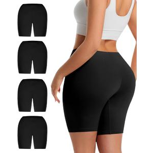 Yeblues Cotton Boy Shorts Underwear for Women Anti Chafing Slip Shorts Cotton Biker Short Boxer for Under Dresses Panties, Size: Large