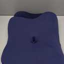 DONAMA Cervical Pillow for Neck and Shoulder,Contour Memory Foam Pillow,Ergonomic Neck Support Pillow for Side Back Stomach Sleepers with Pillowcase (Queen Size 24.8"Lx14.96"Wx5.51"H, Dark Blue)