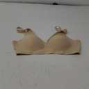 OEAK Womens Deep V Bras Wireless Comfortable Bra Supportive No Underwire Bras Tshirt Push Up Bralettes Plunge Seamless Bra (X-Large, Semolina)