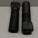 2 Pack Flexible Rain Gutter Downspout Extensions,Drain Downspout Extender,Gutter Extension Flexible,Down Spout Drain Extension Pipes,Extendable from 21 to 60 Inches (Black)