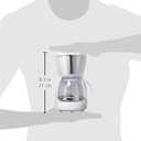 Brentwood Appliances TS-213W 4 Cup Coffee Maker, White