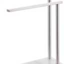 Free Standing Towel Rack Brushed Nickel 2-Tier Hand Towel Bars for Bathroom Vanity Countertop with Thicken Steady Marble Base, Stainless Steel AN7003BR