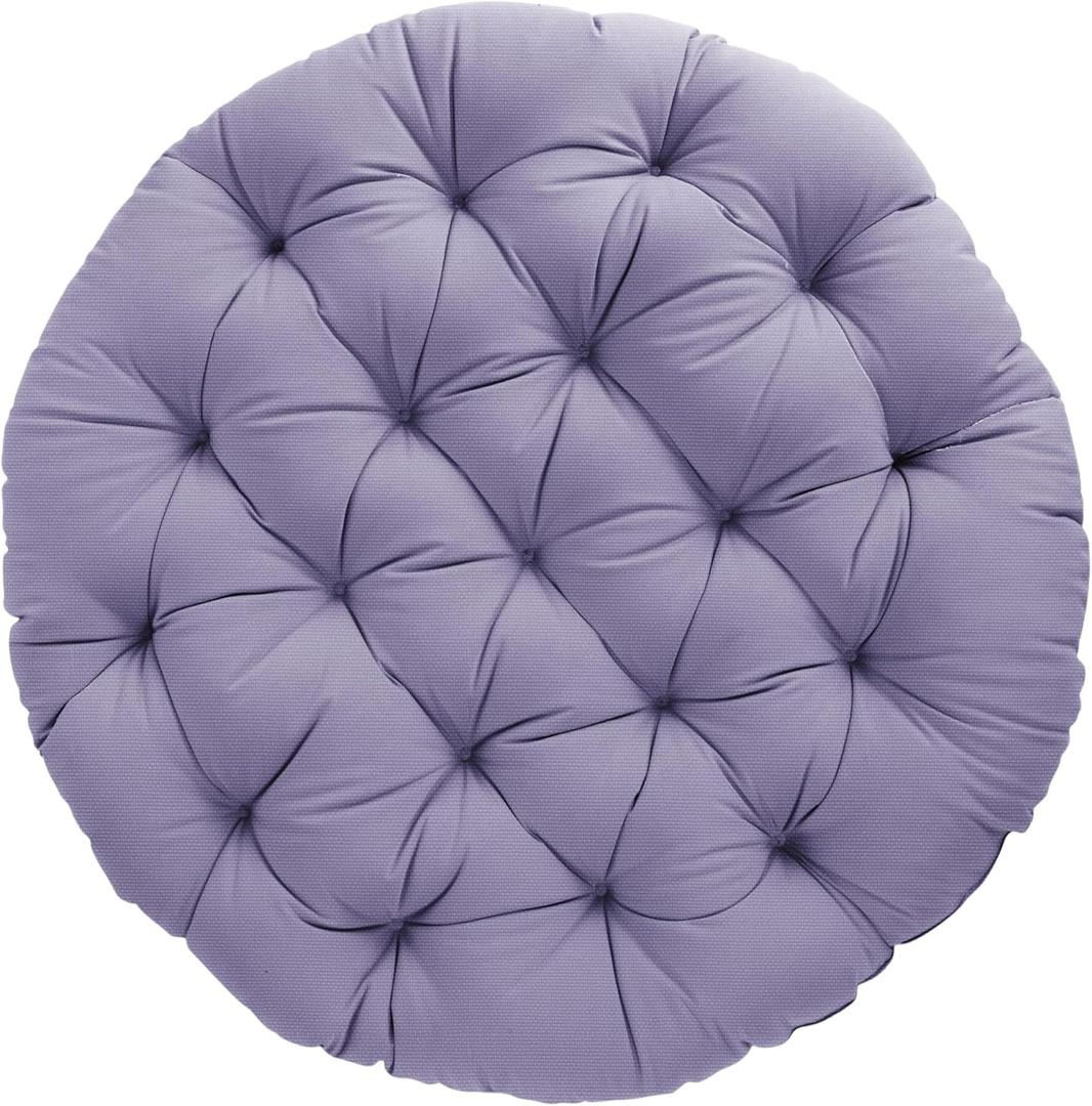 Sorra Home Papasan Cushion, 44 in x 44 in x 4 in, Lavender