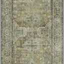 GENIMO Runner Rug 2x10 Non Slip Machine Washable Vintage Hallway Runner Rugs, Low Pile Lightweight Mat for Living Room, Entryway, Bedroom, Kitchen and Corridor, Distressed Sage