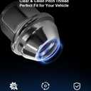 M12X1.5 Lug Nuts - 20pcs OEM Wheel Lug Nuts Compatible with 2009-18 Focus/2012-18 Fusion/2013-2020 Escape/2018+ EcoSport/2011-19 Fiesta, Chrome Acorn Wheel Nuts