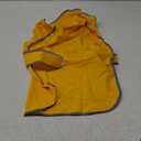 Dog Rain Coat for Large Dogs Waterproof Hooded Rain Jacket with Reflective Strips Leash Hole & Poncho Adjustable Fit (Yellow,XL)