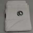 NICETOWN 100% Blackout Linen Texture Curtains 90 inches Long, Ivory, 2 Pcs, Thermal Insulated Full Blackout 2-Layer Lined Drapes, Energy Efficiency Window Draperies for Boy's Room