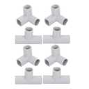 ERINGOGO 8pcs Baby Playpen Connectors T Shaped Joints Baby and Pet Gate Replacement Parts for Play Yard Safety and Easy Assembly
