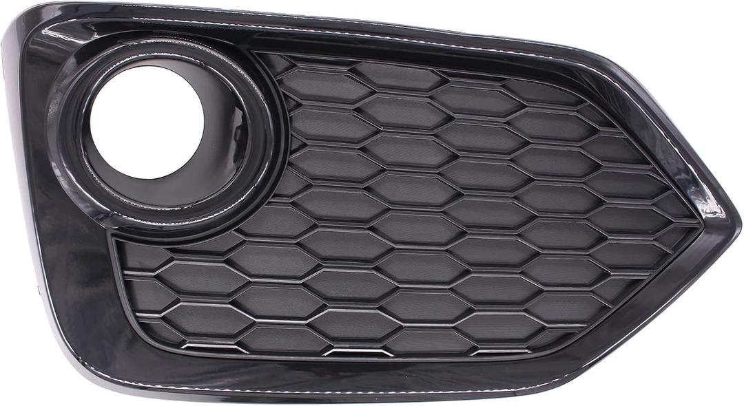 MOTOKU LH Left Driver Side Fog Light Lamp Cover for Honda Civic Hatchback 17-19