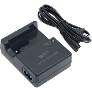 MH-23 Quick Battery Charger for Nikon: for EN-EL9 EN-EL9a Battery Compatible with Nikon D40 D40X D60 D3000 D5000 Digital SLR Cameras