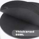 Black Cardstock 11.4 Inches - 250 GSM Paper Circle, Perfect for Crafts, Scrapbooking, Disposable Placemats, Making Signs & DIY