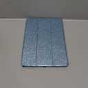 INFILAND for iPad 9th/8th/7th Generation - 10.2 inch Glitter Case, Blue with Clear Back, Pencil Holder for Kids