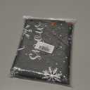 2 Pack Let It Snow Christmas Valance Curtains for Windows,Snowman Window Treatment Curtains for Living Room/Bedroom/Bathroom Snowy Winter Holiday Rod Pocket Kitchen Valances, 54" W x 18" L,White Grey