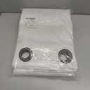 NICETOWN Natural 100% Blackout Linen Curtains 84 inch Long Burg for Living Room, 2 Panels, 52" Wide, Farmhouse Thick Completely Blackout Window Treatment Thermal Insulated Warm Drapes for Winter