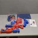 Shooting Toy Set with Hero-Style Target & 2 Cool Air Pump Launcher,Indoor Outdoor Kids Toy,Action Shooting Games,Boys Toys Age 3-12, Holiday Presents for Boy (Red)